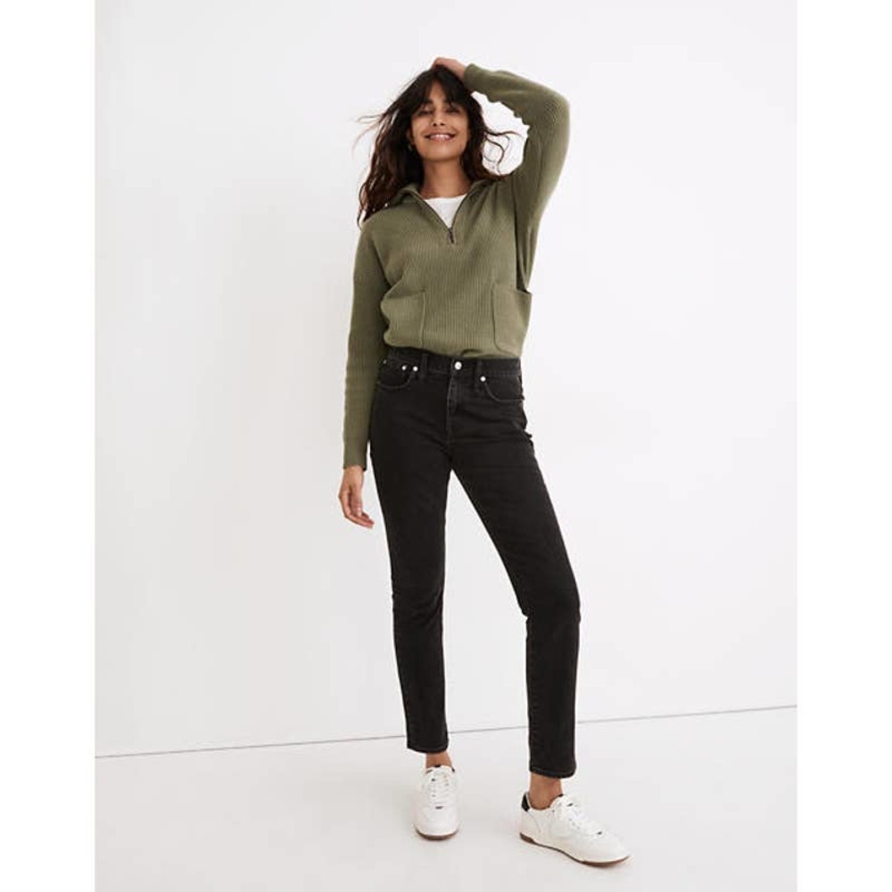 MADEWELL Tomboy Straight Jeans in Lunar Wash Size 25 casual comfort everyday